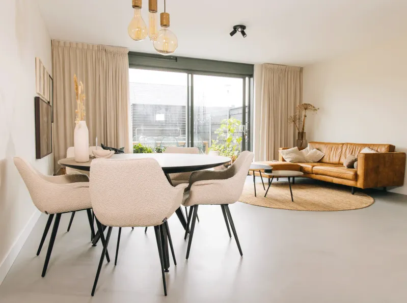 Glasvezelbehang Uwnieuwbouwwoning
